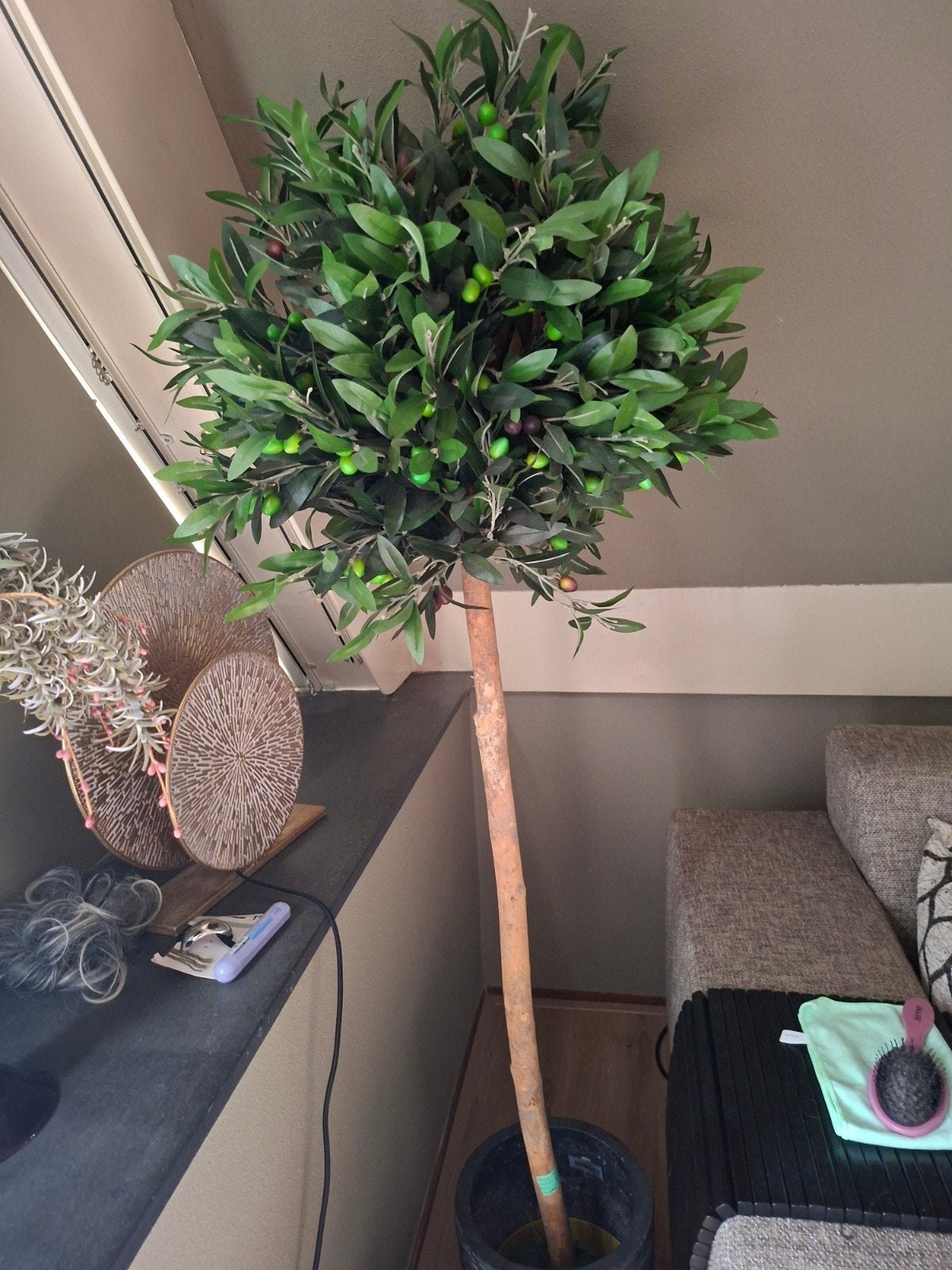 kunst plant 1m 70 hoog, Ophalen of Verzenden, Zo goed als nieuw