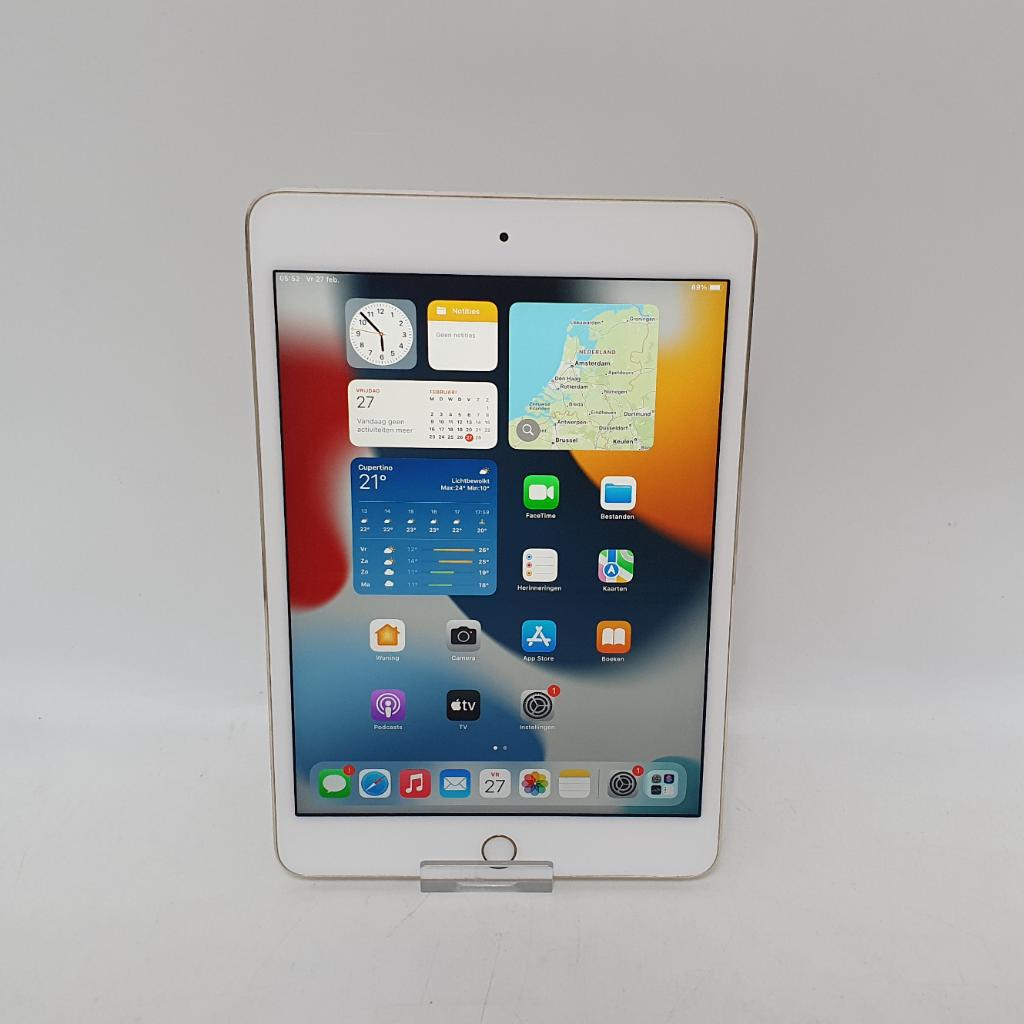 iPad Mini 4 128GB (2015) Rose Gold in Zeer Nette Staat, Computers en Software, Apple iPads, Apple iPad, 8 inch, Ophalen of Verzenden