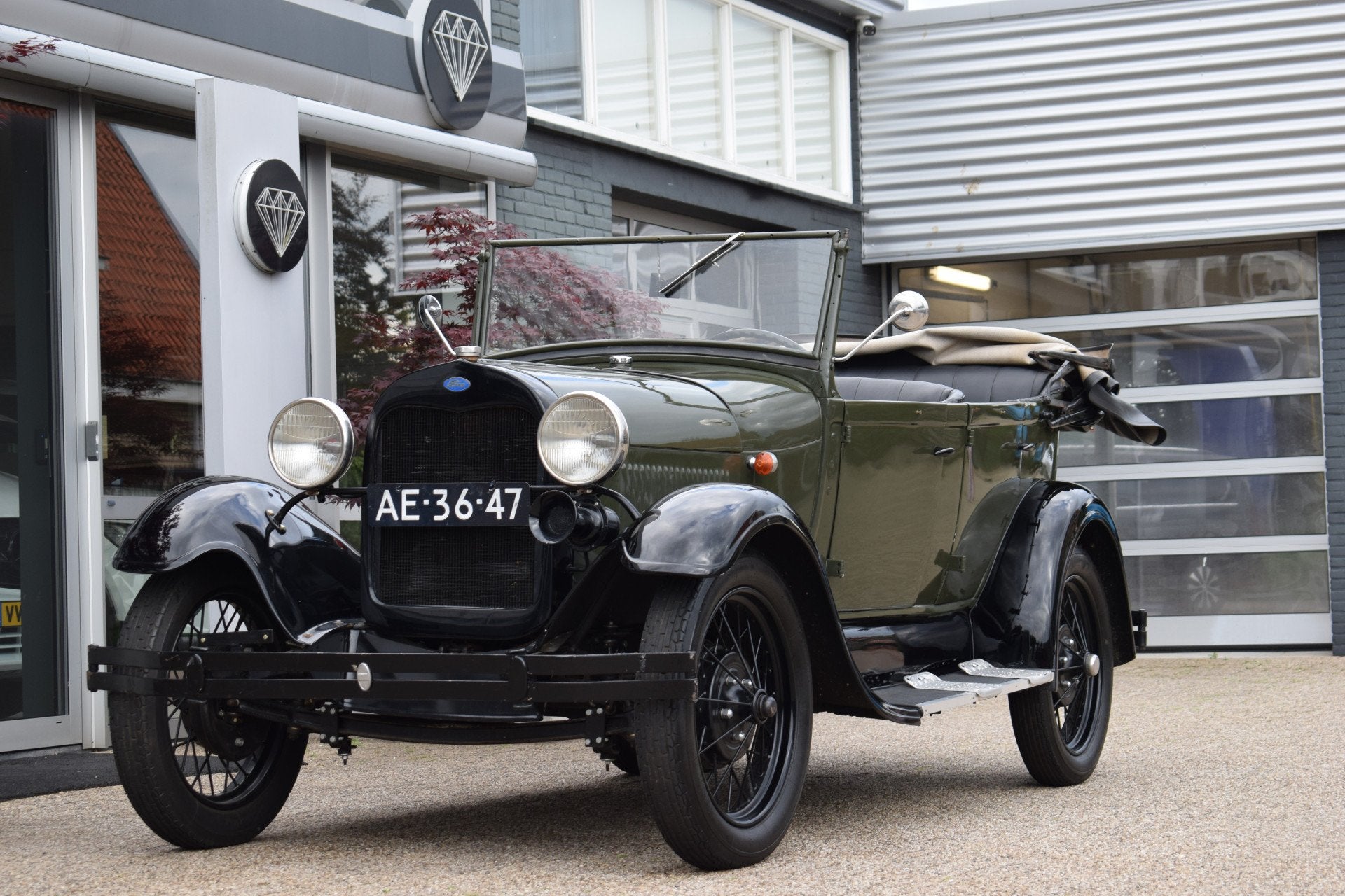 Ford Model A Pheaton 1929 A-Ford 4-deurs cabriolet!, foto 11