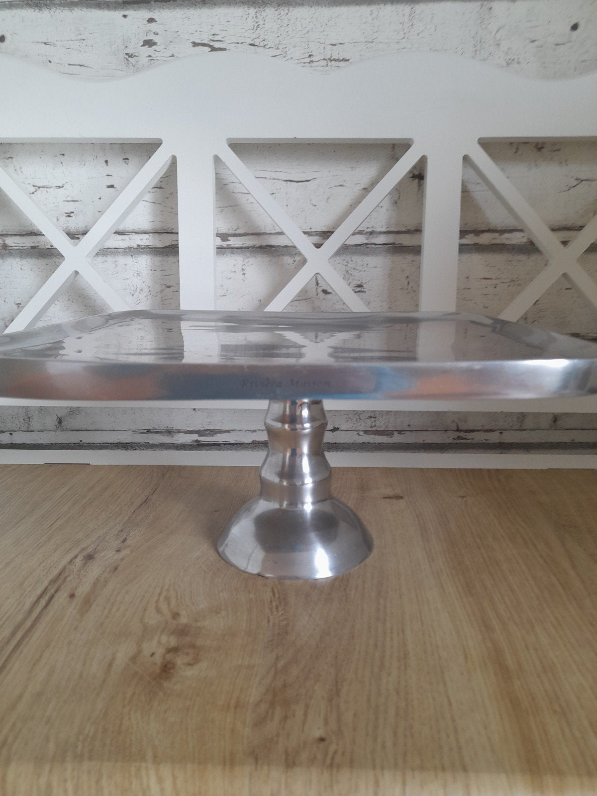 grote zilverkleurige etagere plateau stand riviera maison, Verzenden