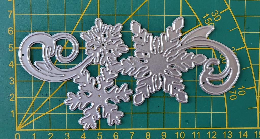 Snijmal sneeuwvlok  swirl, Hobby en Vrije tijd, Ophalen of Verzenden, Nieuw, Overige thema's, Pons of Mal