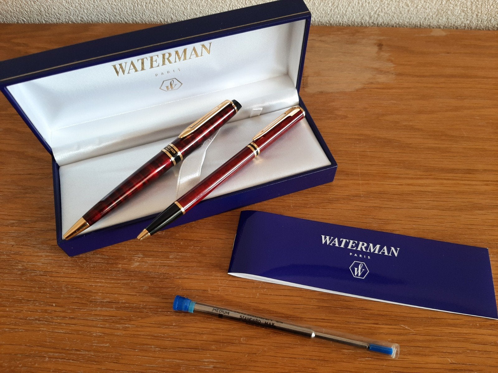 Luxe pennenset van Waterman Paris., Verzamelen, Pennenset, Met doosje, Ophalen of Verzenden, Zo goed als nieuw