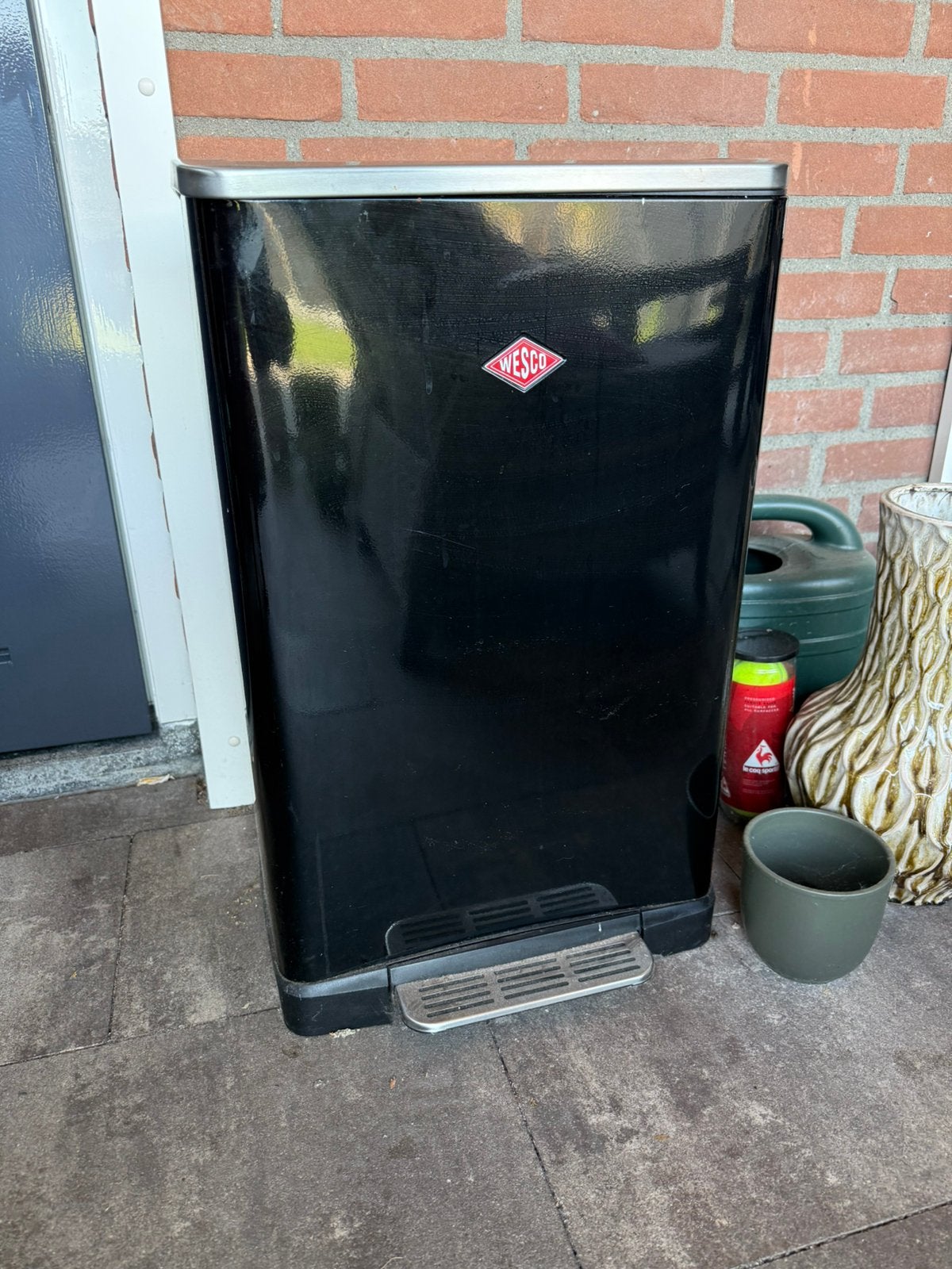 WESCO Big Double Boy 2 x 18L zwart, Ophalen, Zo goed als nieuw, Overige typen