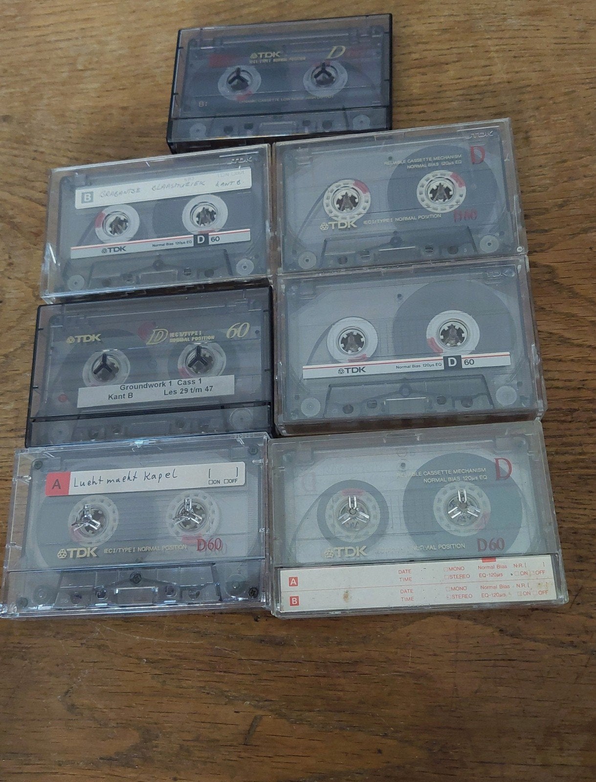 TDK Cassettebandjes  D 60, AR 60 & D90., Verzenden, Gebruikt, Overige genres, 2 t/m 25 bandjes