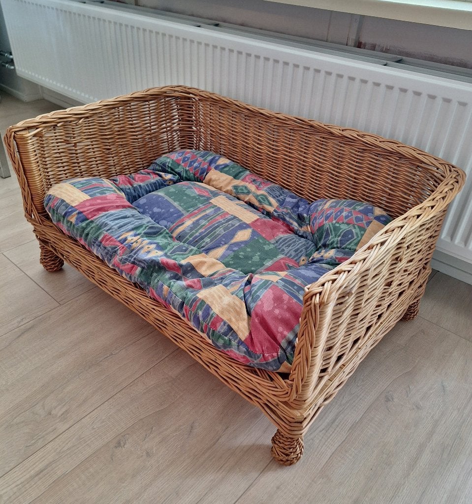 Hondenmand rotan, Dieren en Toebehoren, Hondenmanden, Ophalen, Gebruikt, Riet