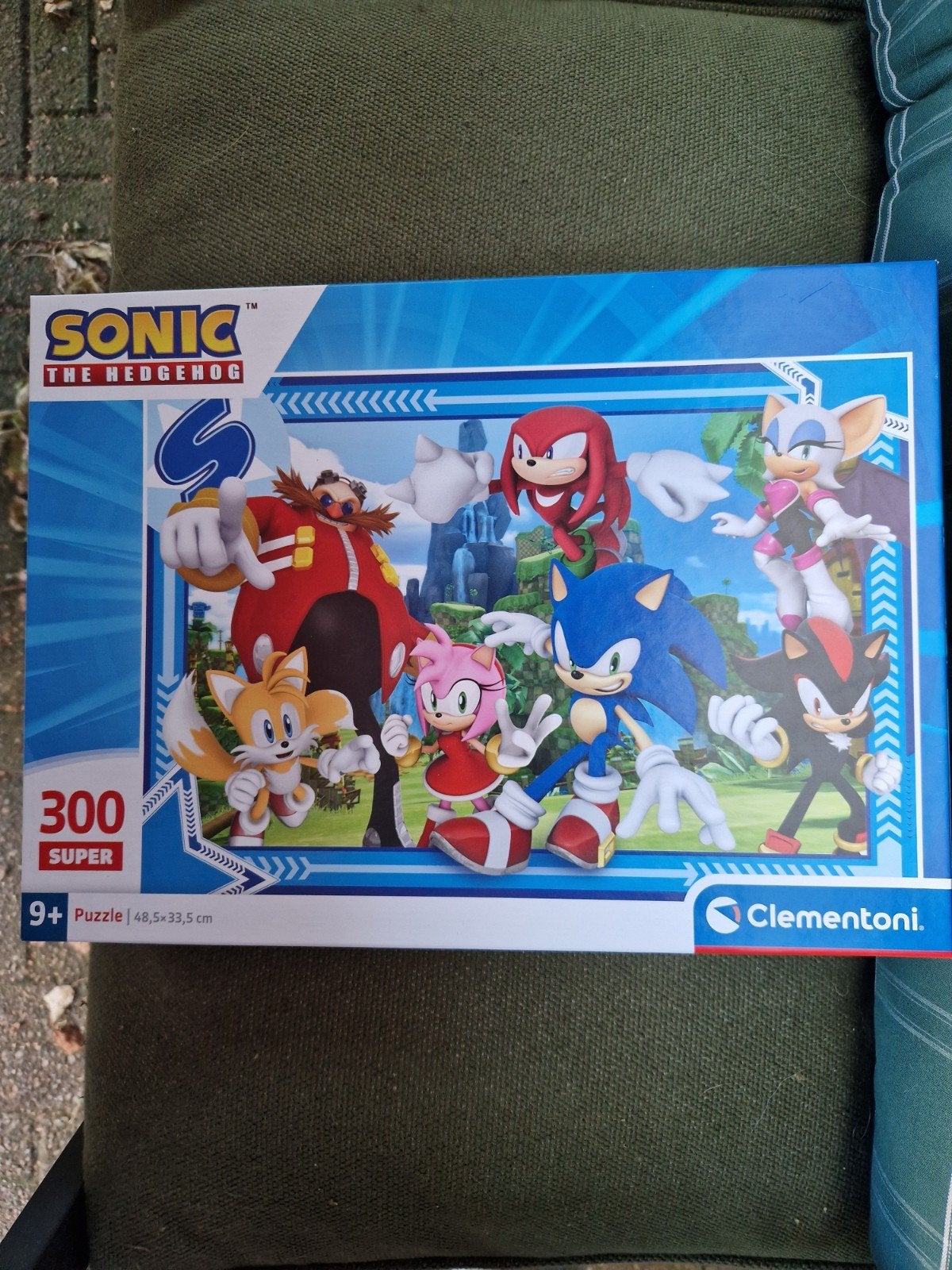 puzzel van Sonic 300 stukjes, Ophalen, Meer dan 50 stukjes, Zo goed als nieuw, 6 jaar of ouder