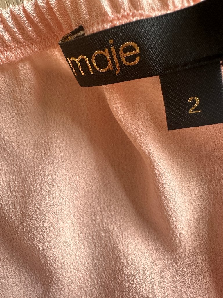 Maje rok S, Zwart, Ophalen of Verzenden, Zo goed als nieuw, Boven de knie