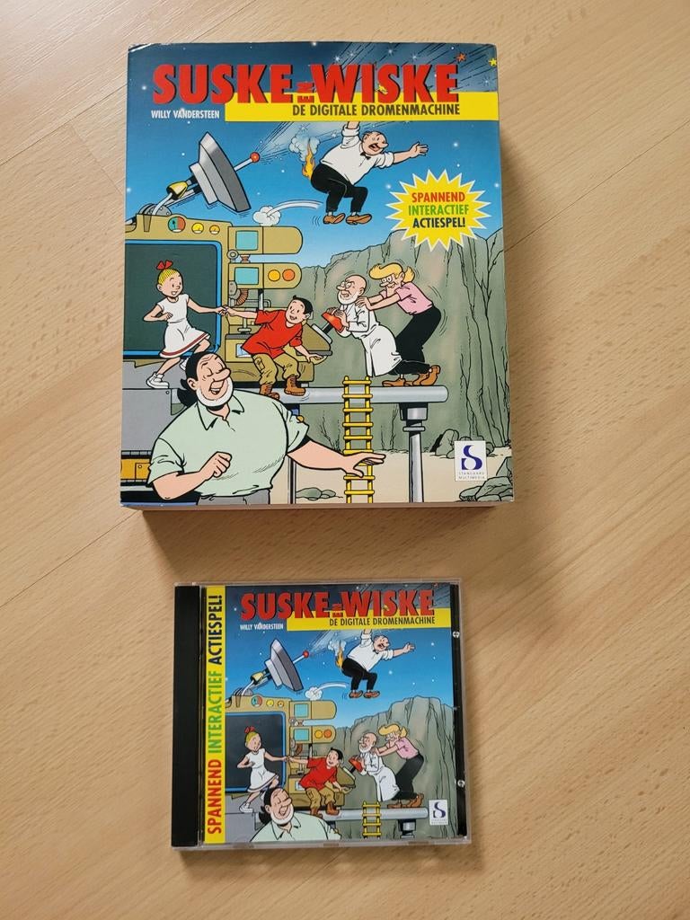 Cd-rom Suske en Wiske De digitale dromenmachine computerspel, Ophalen, Suske en Wiske, Zo goed als nieuw, Boek of Spel