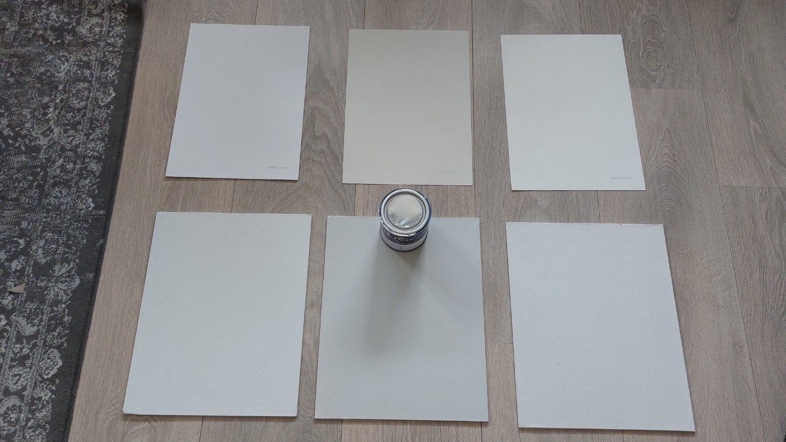 Muurverf proefstukjes en proefpotjes - beige/taupe kleuren, Ophalen of Verzenden