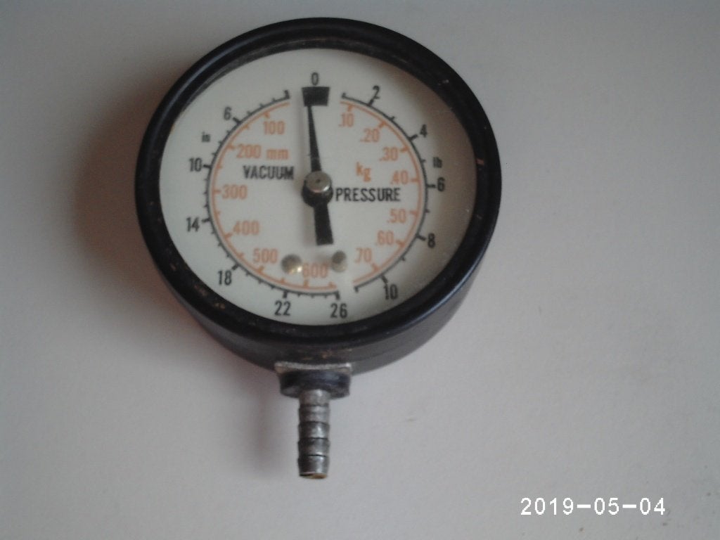 lucht manometer, zuig- en persdruk, Ophalen of Verzenden, Gebruikt