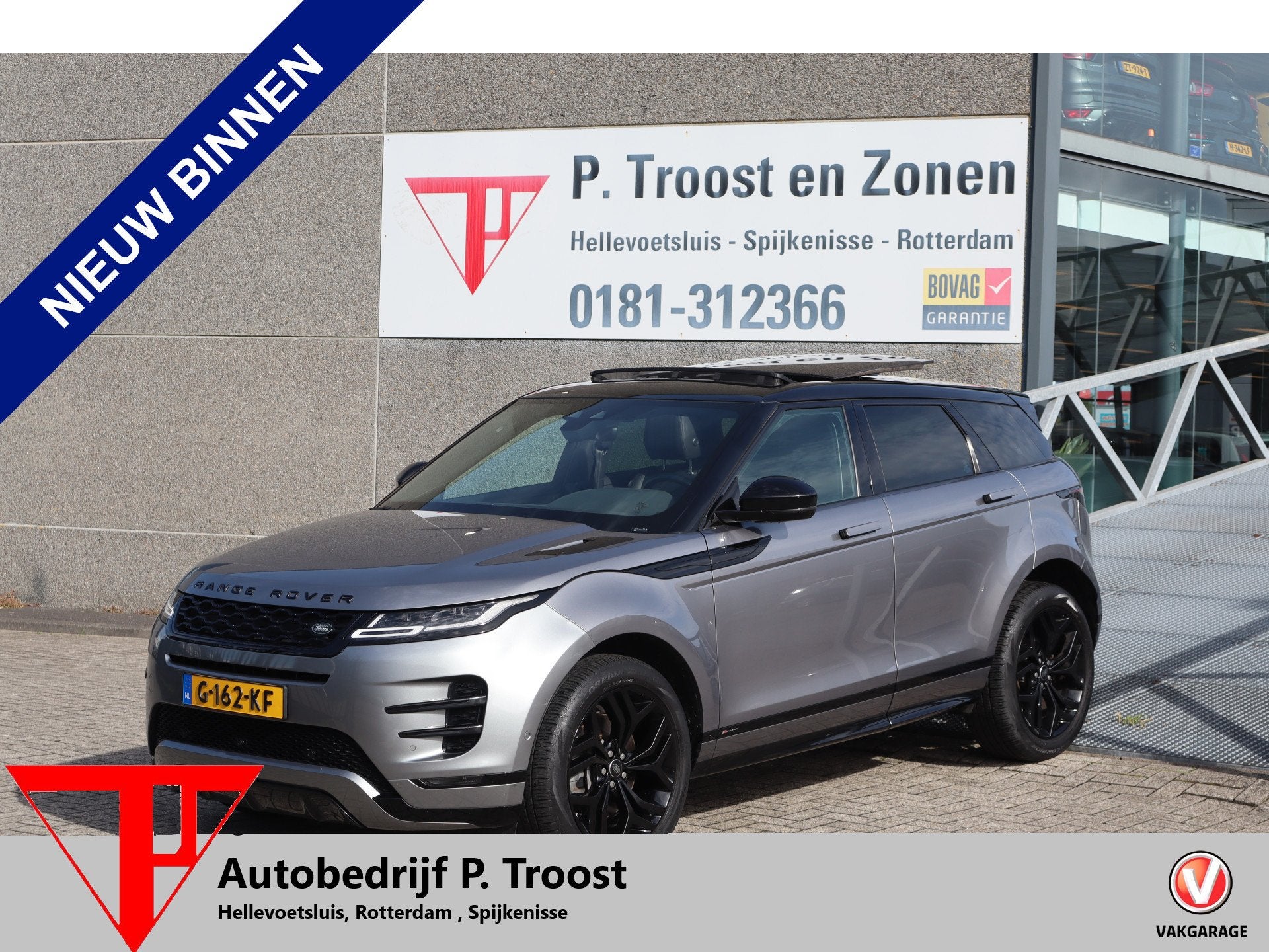 Land Rover Range Rover Evoque 2.0 P200 AWD S Panoramadak/App, Auto's, 1800 kg, 4 cilinders, Bedrijf, Vierwielaandrijving