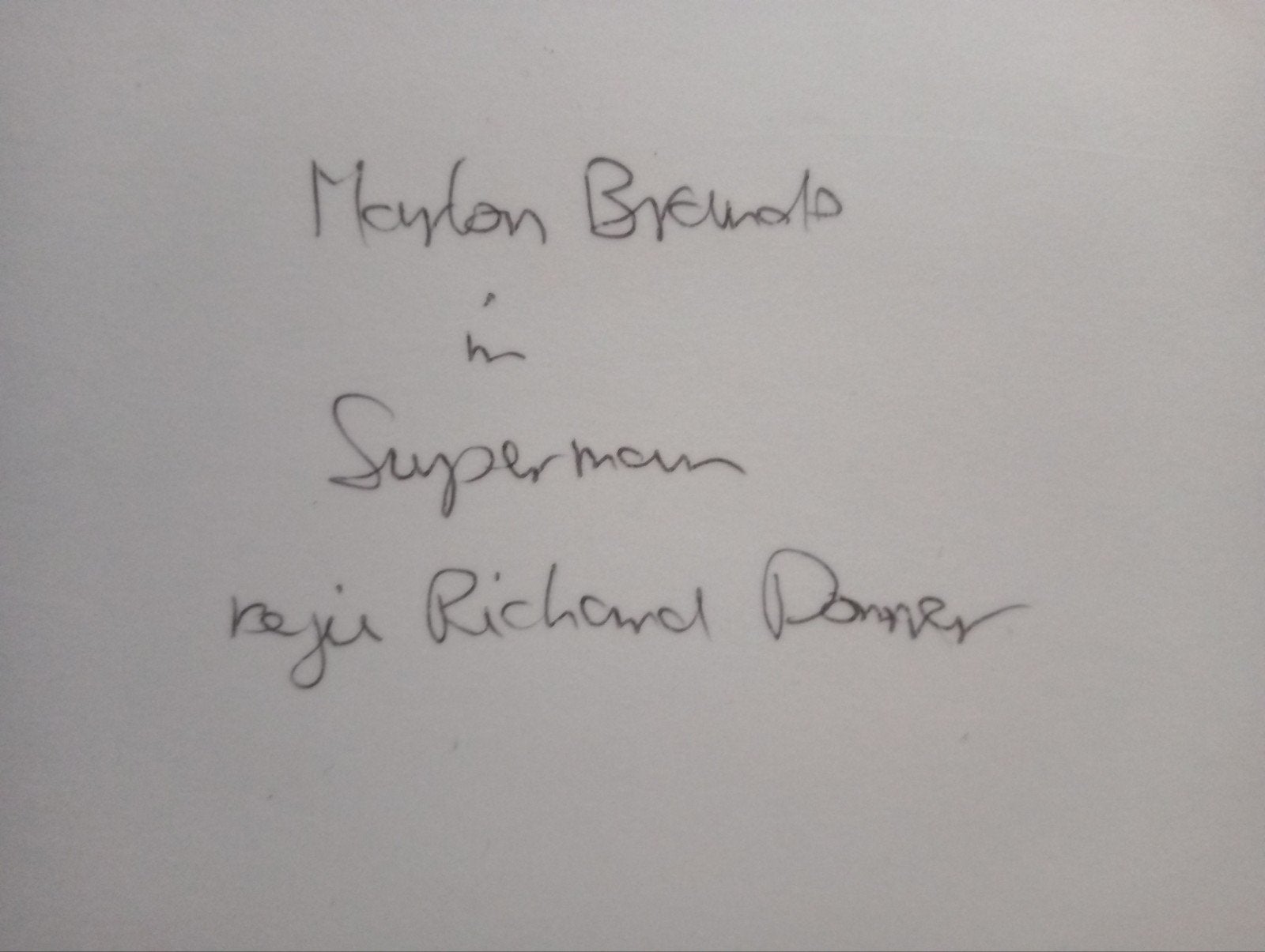 Marlon Brando Filmfoto Superman, Ophalen of Verzenden, Voor 1940, Gebruikt, Overige onderwerpen
