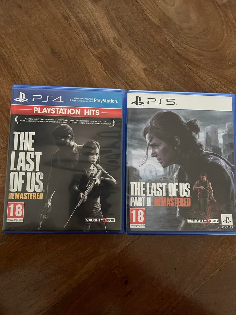 The Last of Us Remastered PS4 & Part II Remastered PS5, Ophalen of Verzenden, Zo goed als nieuw