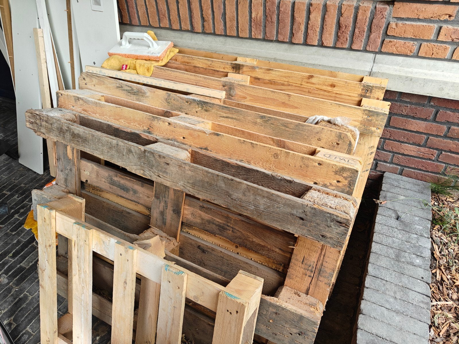 Gebruikte pallets, Ophalen, Gebruikt, 25 tot 50 mm, Pallet