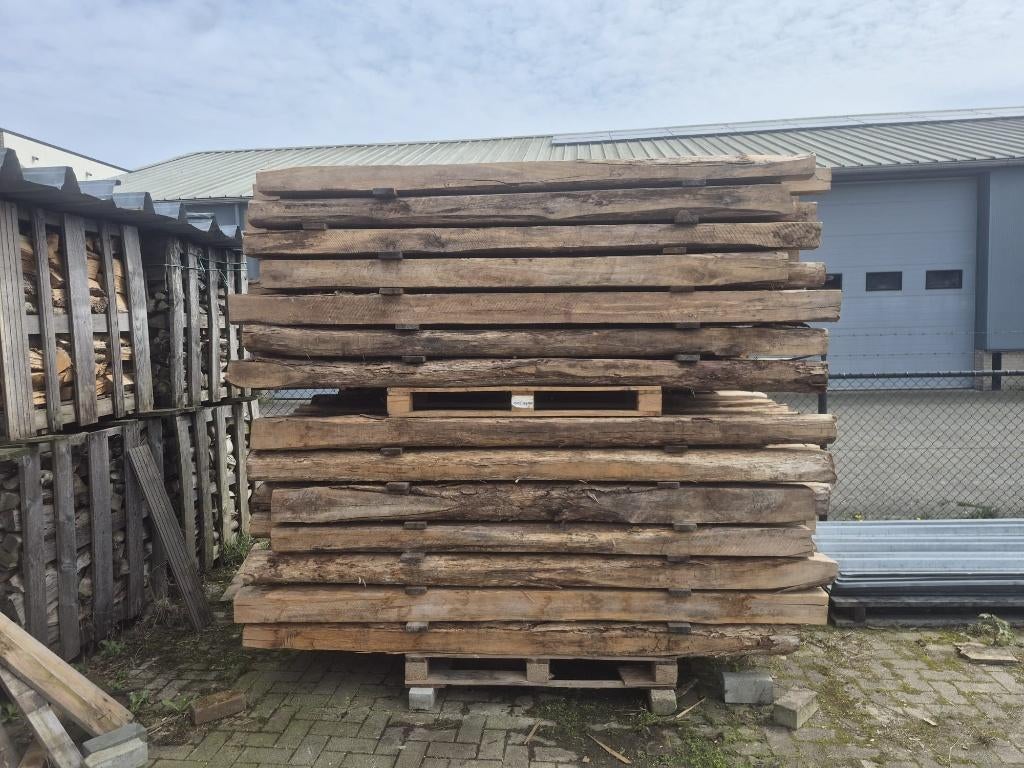 Teak houten balken, Ophalen, 25 tot 50 mm, Nieuw, 200 tot 250 cm