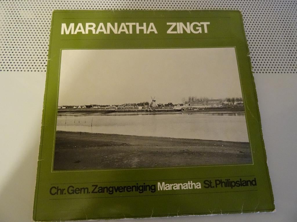 LP Maranatha zingt chr gem. zangver St Philipsland 1974., Ophalen of Verzenden, Gebruikt, 12 inch