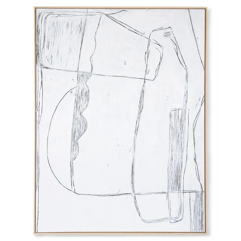 OPROEP | HK-living Art frame Brutalism white canvas, Ophalen