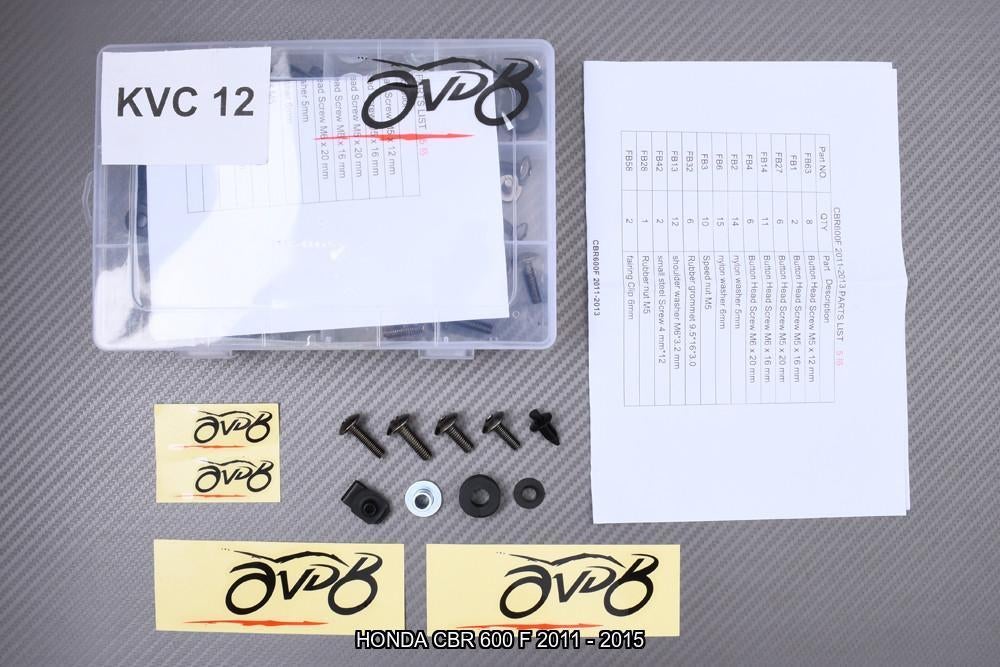 Kuip bouten set voor HONDA CBR 600 F 2011 - 2015, Motoren, Ophalen of Verzenden, Nieuw