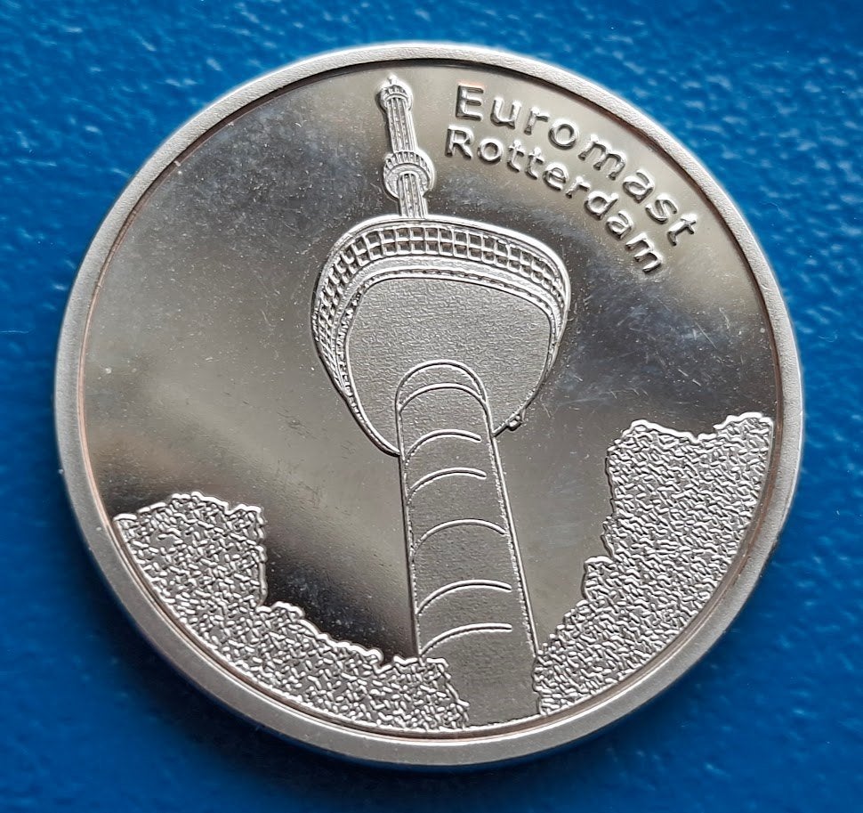 Penning Rotterdam, Euromast - Mémodaille Europe Collection, Verzenden, Overige materialen, Nederland