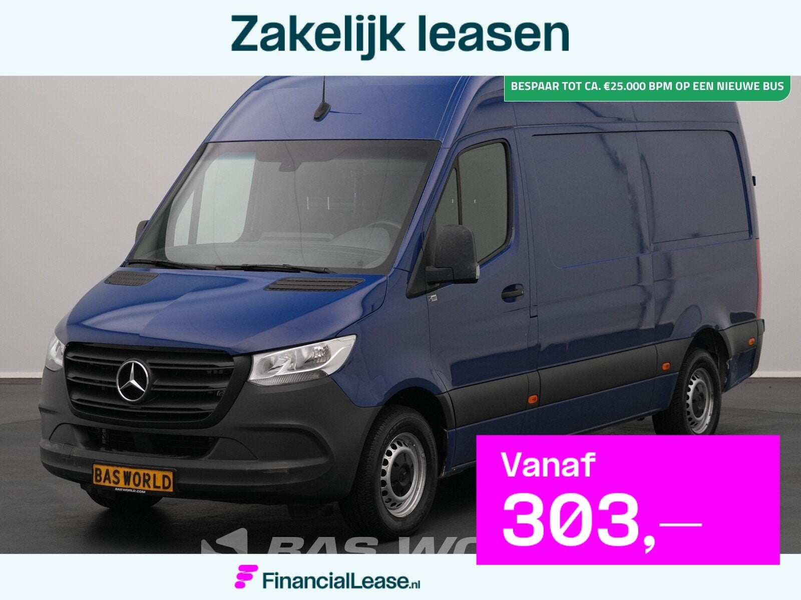 Mercedes Sprinter 311 CDI Mercedes Sprinter L2H2 Airco MBUX, Stof, Gebruikt, Euro 6, 4 cilinders
