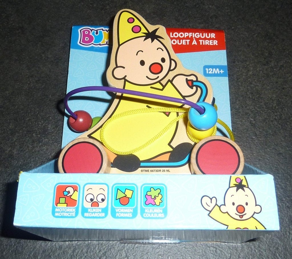 Nieuwe, houten Bumba trekkar, Ophalen of Verzenden, Nieuw, Duw- of Trekspeelgoed