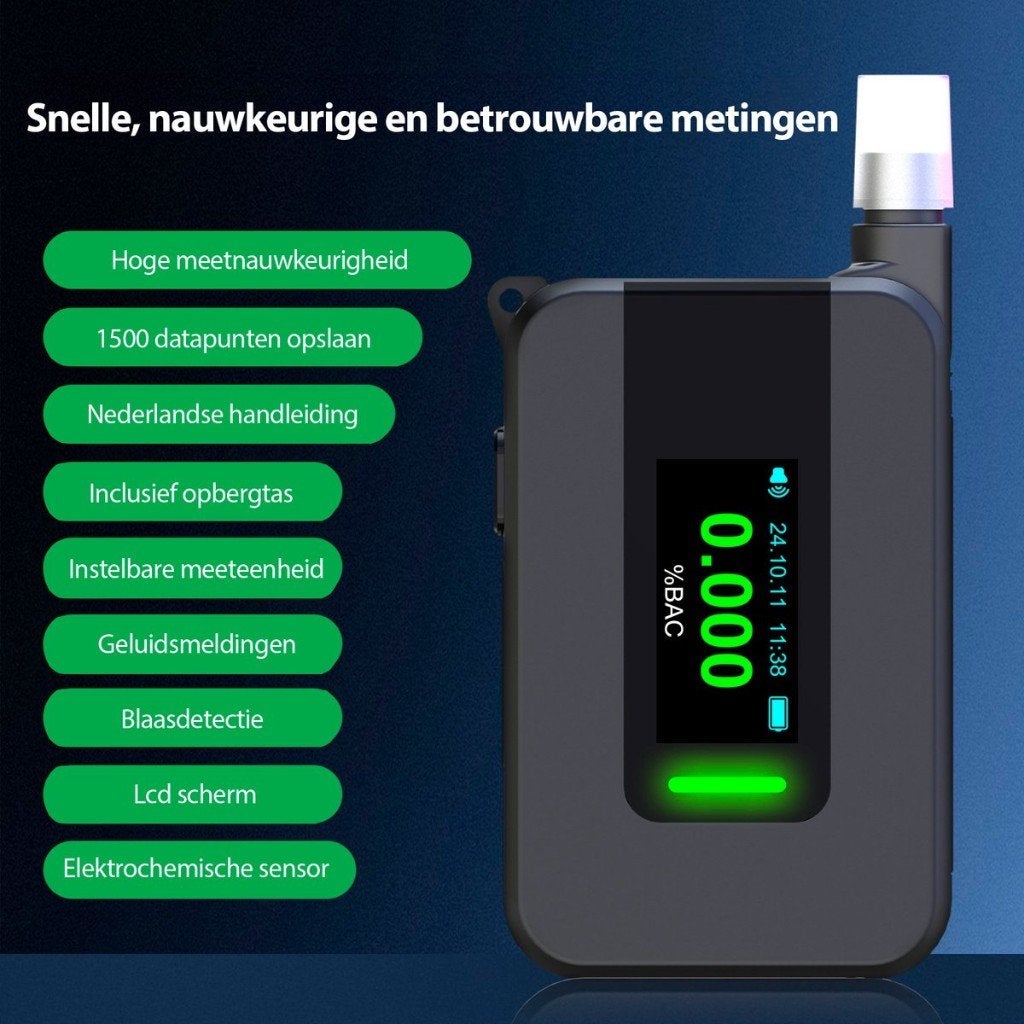 Alcoholtester, Theodoor Colenbranderhof 9, 3059LC Rotterdam, Nederland, Info@currentcomponents.nl, Nieuw, Ophalen of Verzenden