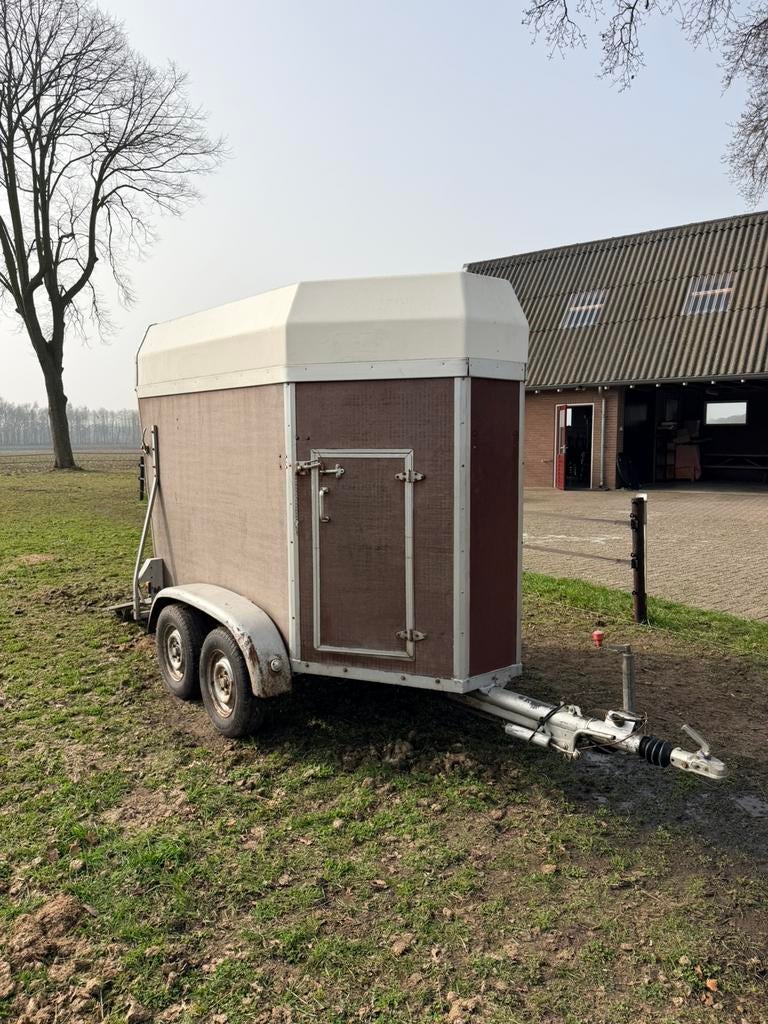 Paardentrailer 1.5 paards, Ophalen, Gebruikt, Universele onderdelen