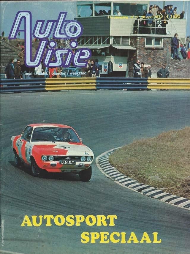 Autovisie 17 1972 : Rallyecross - Chevron BB - Formule Ford, Ophalen of Verzenden, Gelezen, Algemeen
