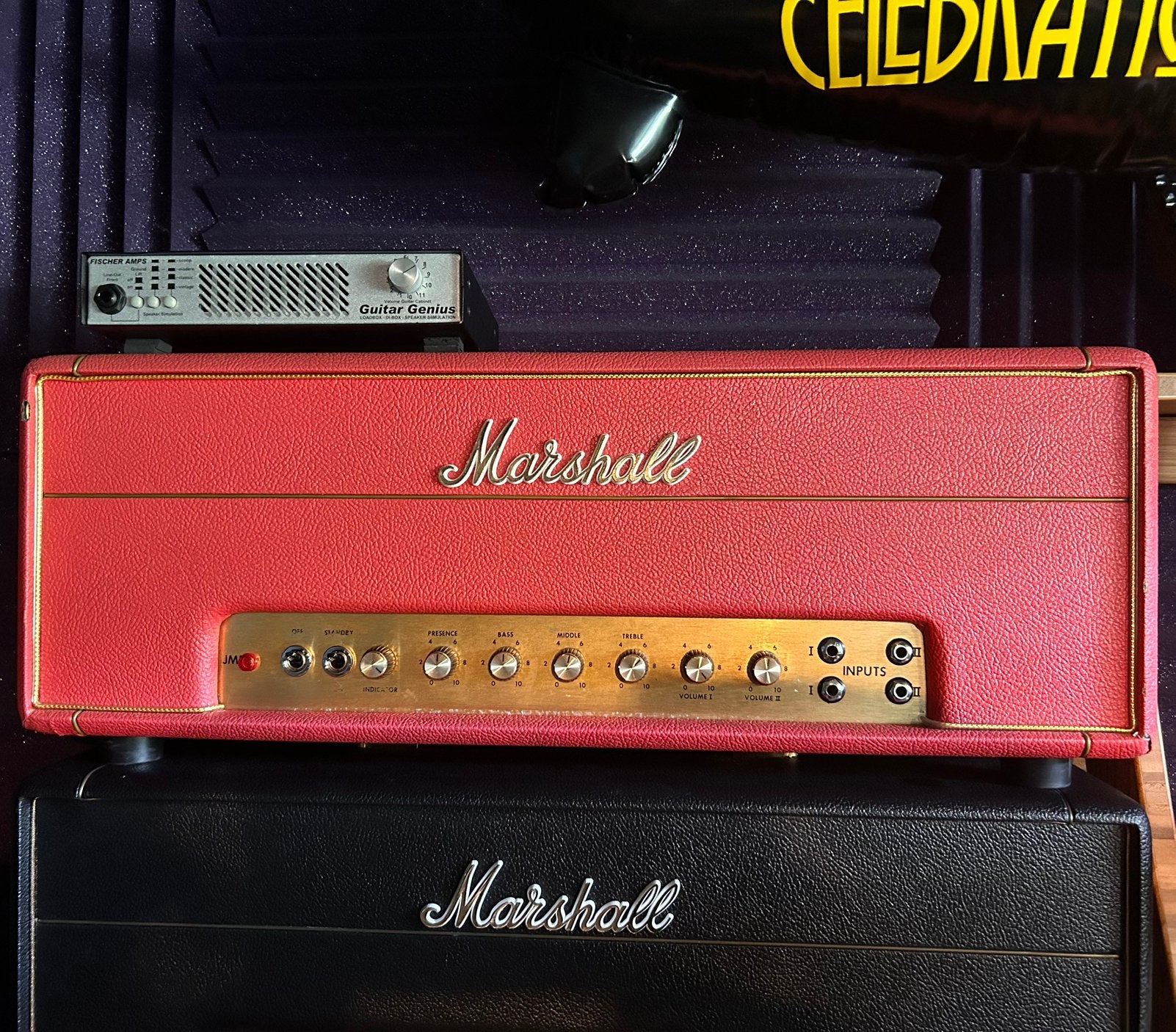 Marshall JMP50 uit 1976, Muziek en Instrumenten, Versterkers | Bas en Gitaar, Ophalen, Gebruikt, Minder dan 50 watt
