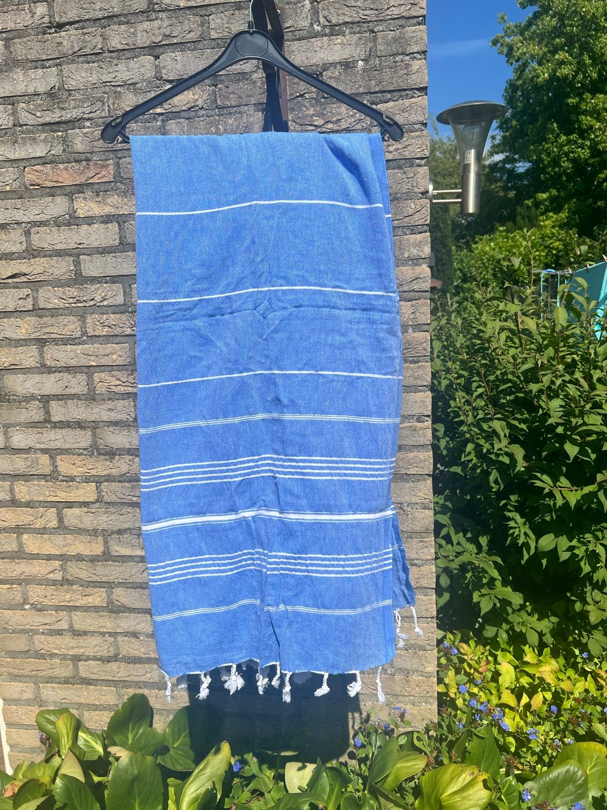 Badjassen en Hamamdoeken  - Blauw & Wit, Ophalen of Verzenden, Gedragen, Blauw, Overige typen