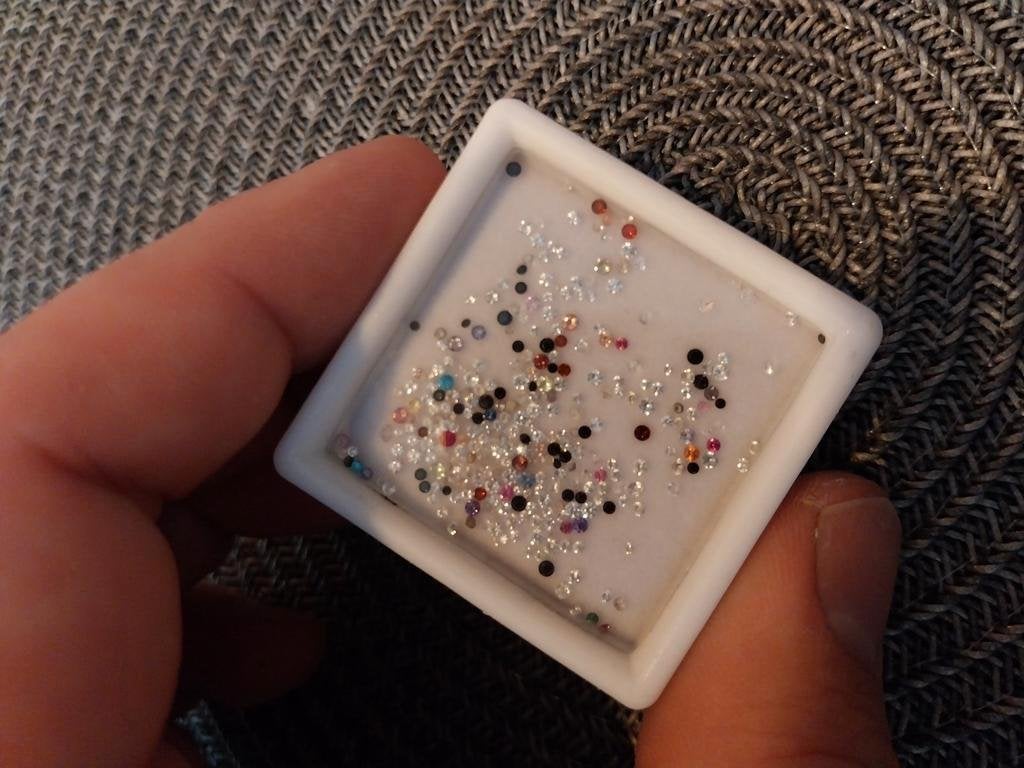 Mini facet geslepen edelstenen mix, Ophalen of Verzenden