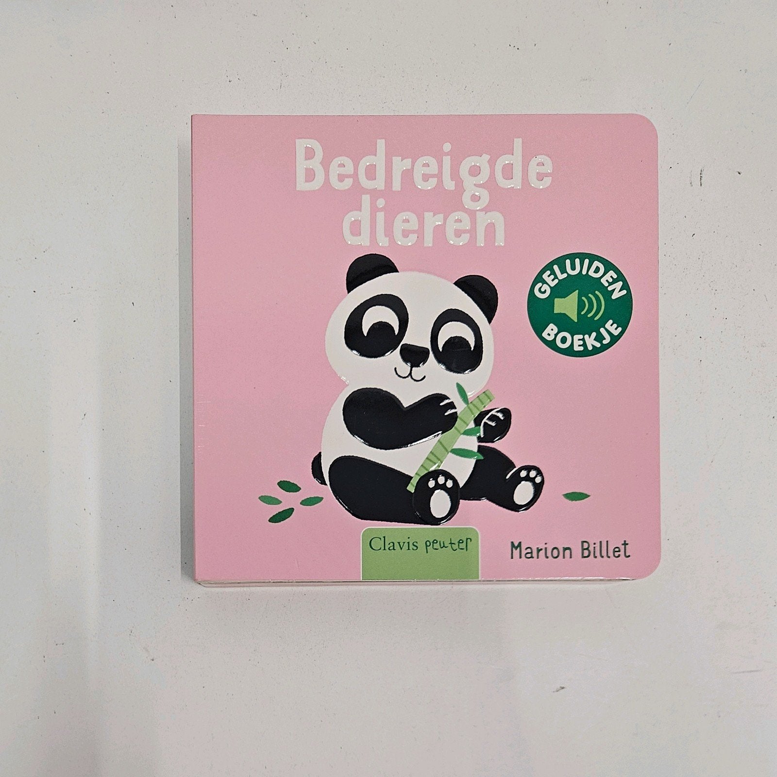 Marion Billet - Bedreigde dieren (geluidenboekje), 3 tot 4 jaar, Ophalen of Verzenden, Zo goed als nieuw, Marion Billet