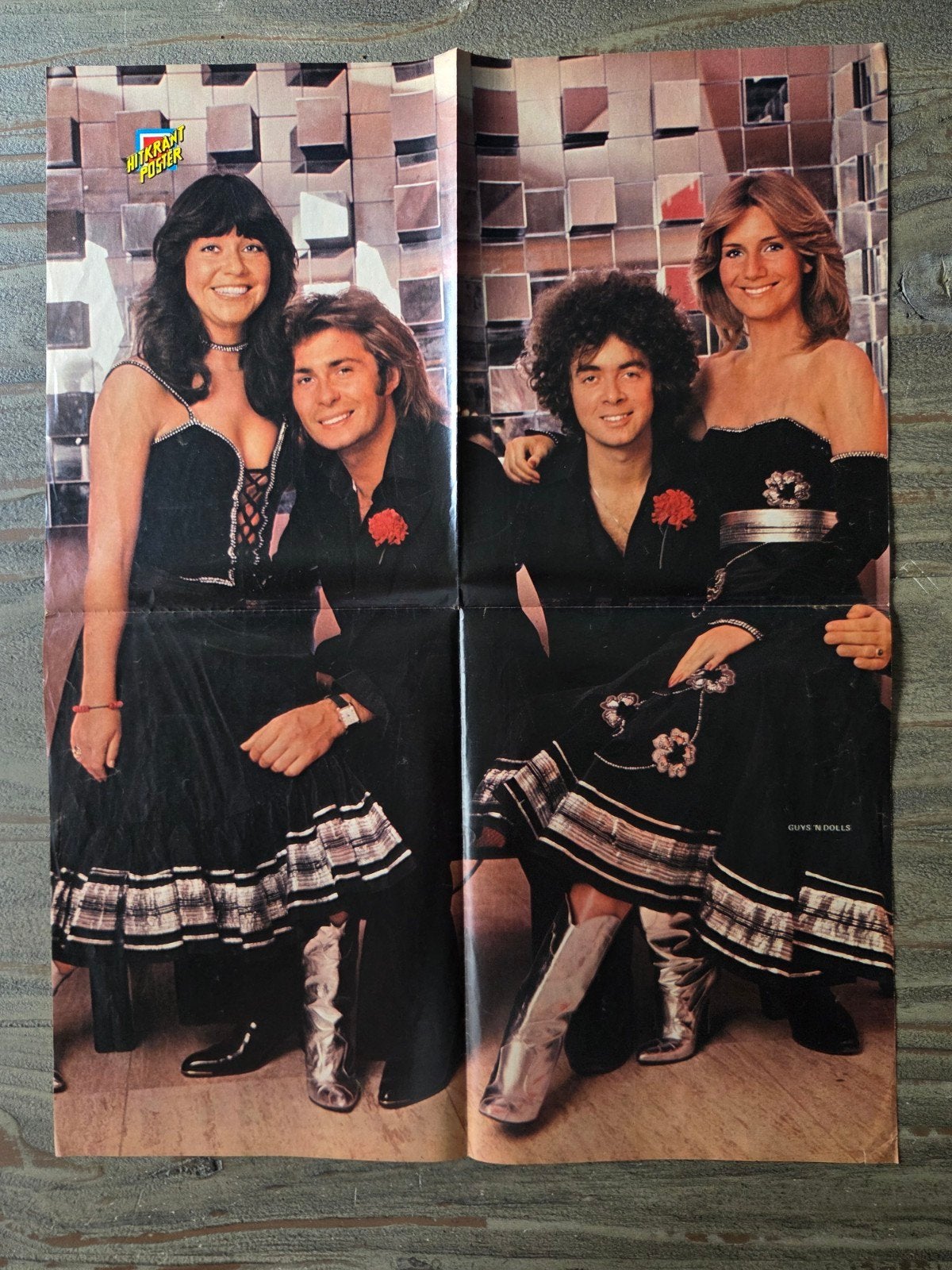 Vintage Poster van Guys 'n' Dolls, Rechthoekig Staand, Ophalen of Verzenden, Zo goed als nieuw, A1 t/m A3