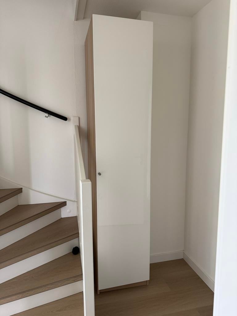 Ikea Pax Kast 50x58x236 - Wit/Eiken, Huis en Inrichting, Kasten | Kledingkasten, Ophalen, Minder dan 50 cm, Gebruikt, 200 cm of meer
