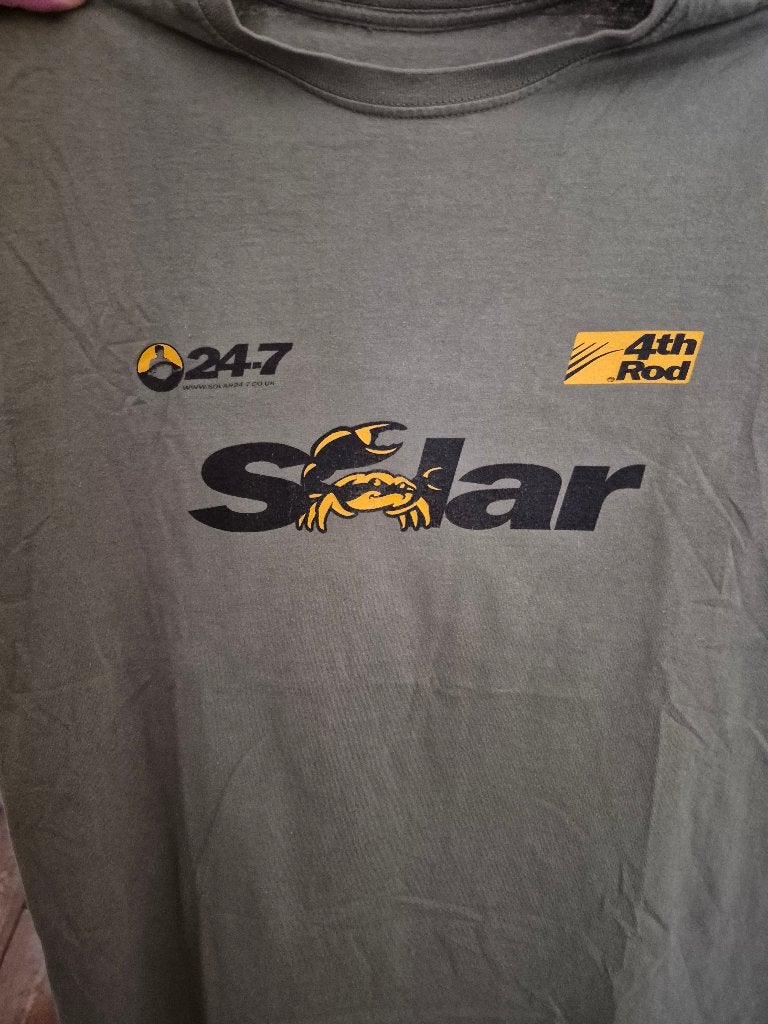 Gezocht; T-shirt Solar Tackle Seafood 4th rod 24/7, Ophalen of Verzenden, Zo goed als nieuw, Overige typen
