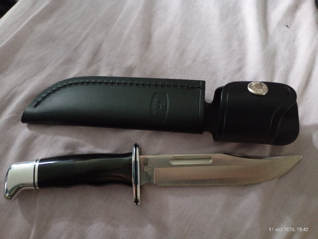 buck knive  b19 110 en 112, Verzamelen, Verzenden, Overige soorten, Amerika, Mes of Dolk