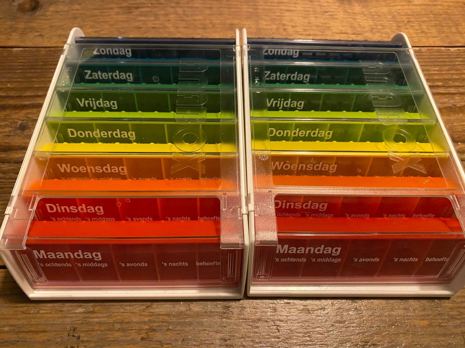 Anabox 7 dagen pillendoos - stuks, Ophalen of Verzenden, Zo goed als nieuw, Ziekte en Allergie
