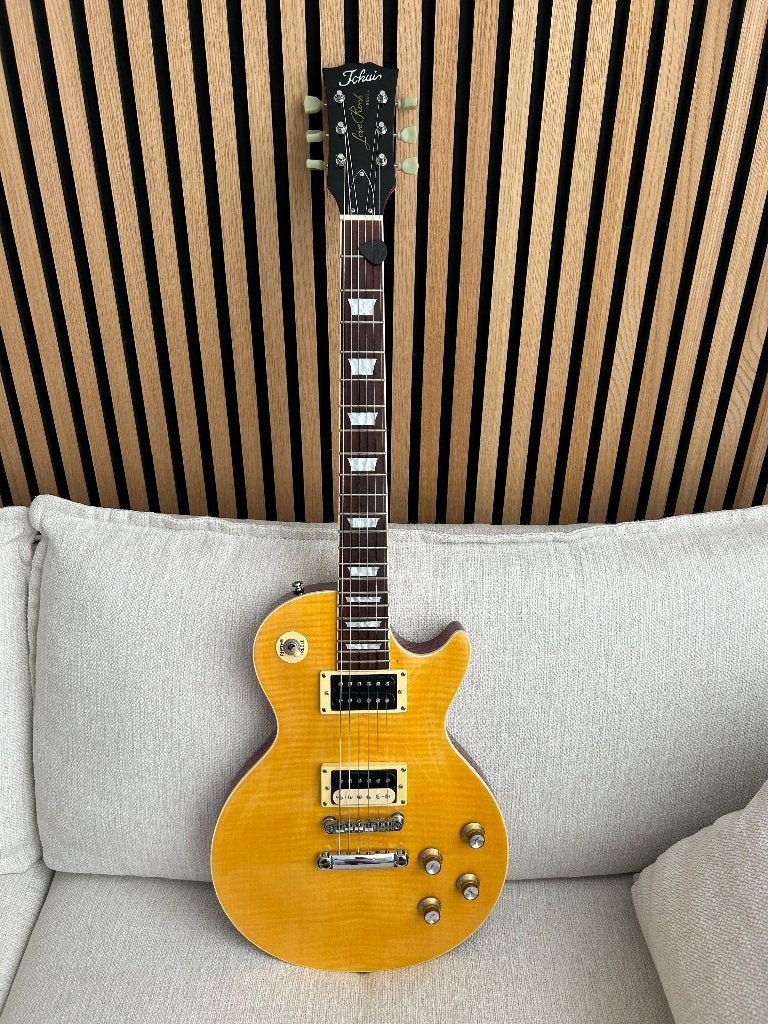 Tokai Les Paul met Tonerider Generator pickups + case, Ophalen, Zo goed als nieuw, Solid body, Overige merken