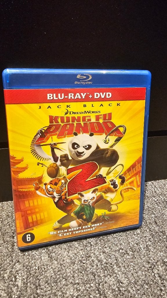 Kung fu panda 2 Bluray + DVD, Inclusief DVD, Film, Ophalen of Verzenden, Turks