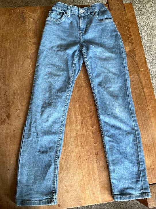 Levi Jeans 502 spijkerbroek lft. ong. 9-10 jaar, Ophalen of Verzenden, Zo goed als nieuw, Jongen, Broek
