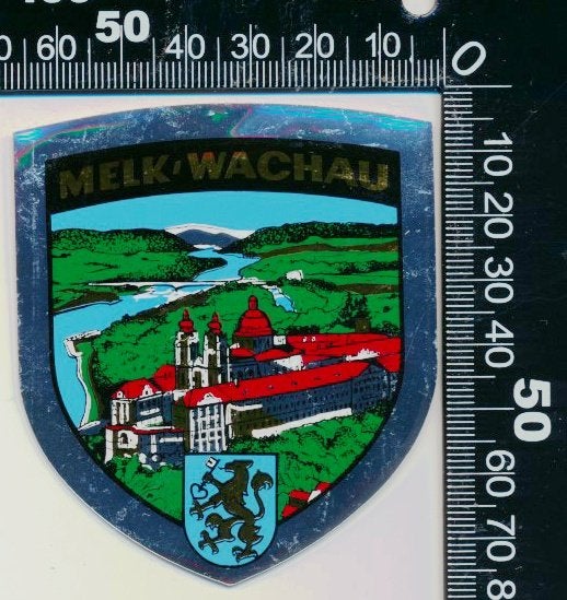 Sticker: Melk Wachau, Verzamelen, Stickers, Zo goed als nieuw, Bedrijf of Vereniging, Verzenden