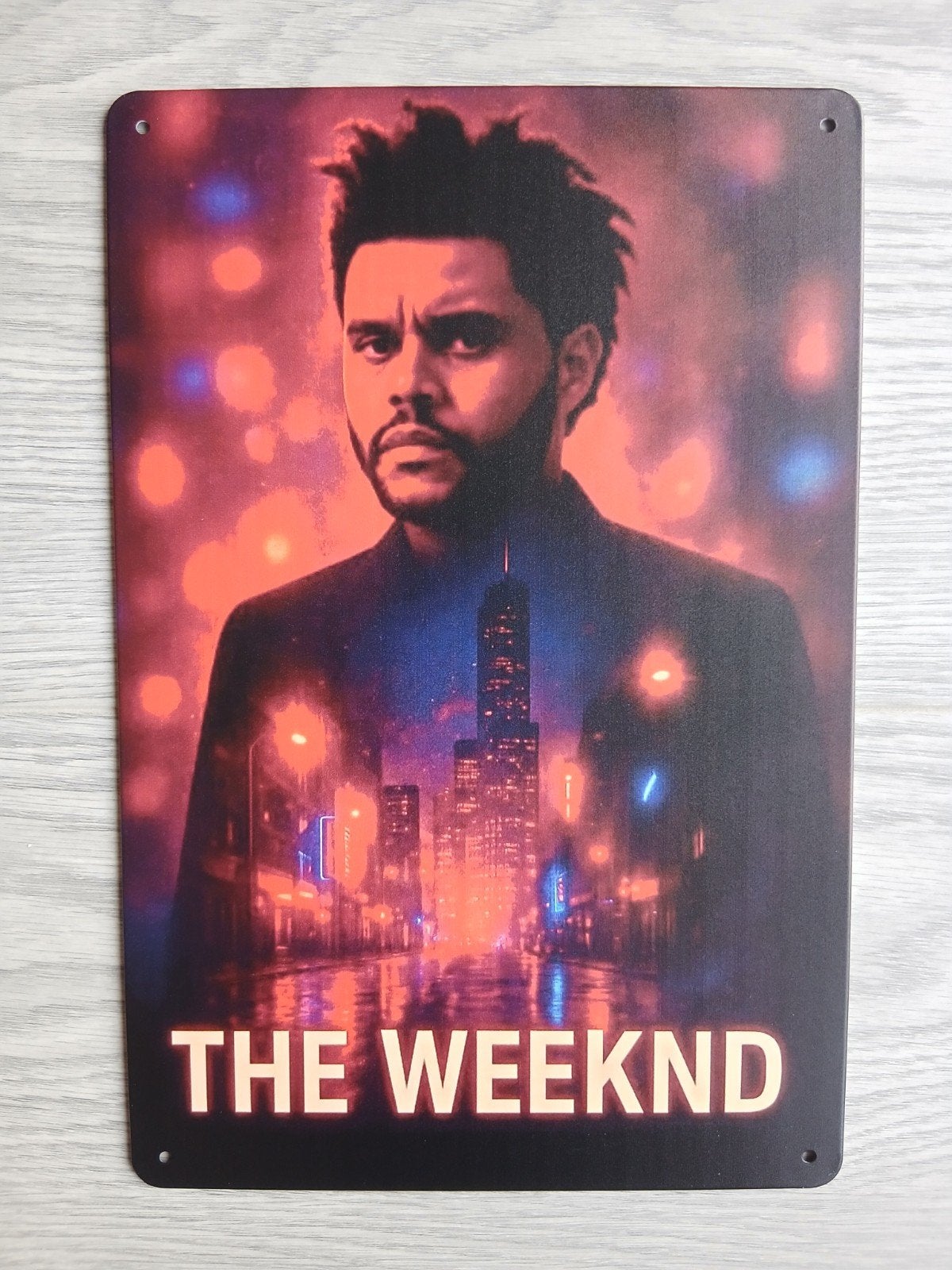 The Weeknd 20x30 cm Metalen Reclamebord, Ophalen of Verzenden, Nieuw, Poster, Artwork of Schilderij