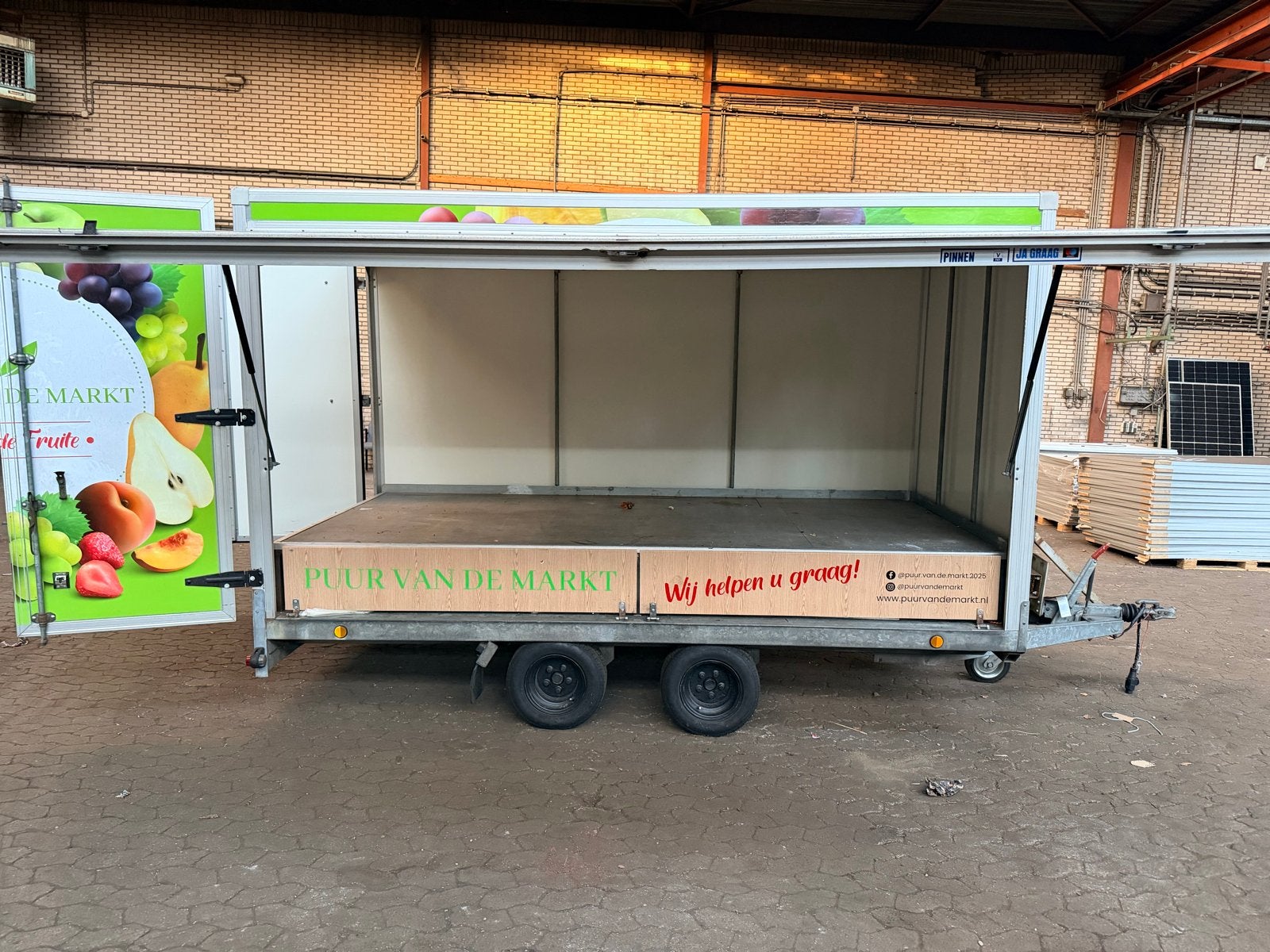 Marktkraam/verkoopwagen - Grote beurt en nieuwe banden, Auto diversen, Ophalen, Gebruikt