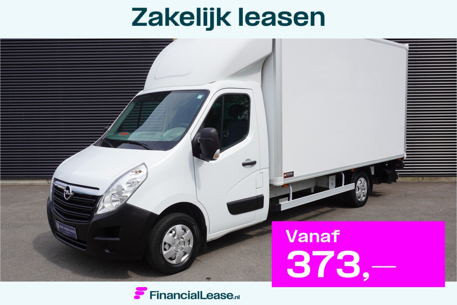 Opel Movano 170pk Euro6 Bakwagen 443x213x223 Laadklep Zijdeu, Gebruikt, Start-stop-systeem, 4 cilinders, Bedrijf