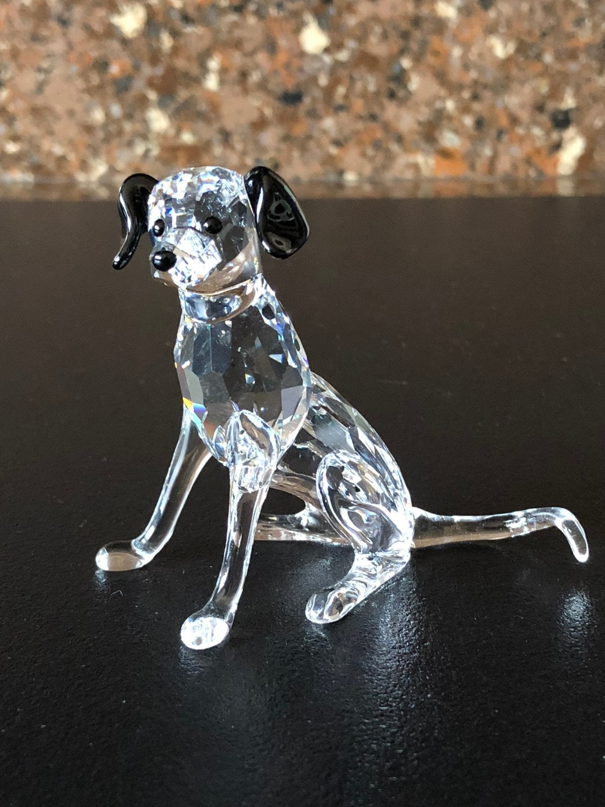 NIEUWSTAAT SWAROVSKI DALMATIER MOEDER BEELDJE, Ophalen of Verzenden, Zo goed als nieuw, Figuurtje