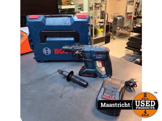 Bosch Pro accuboorhamer GBH 18V-20 + accu 4.0Ah + lader, Bosch, Zo goed als nieuw, Support@bosch.com, Robert Bosch GmbH
Robert-Bosch-Platz 1
70839 Gerlingen-SchillerhÃ¶he
Germany