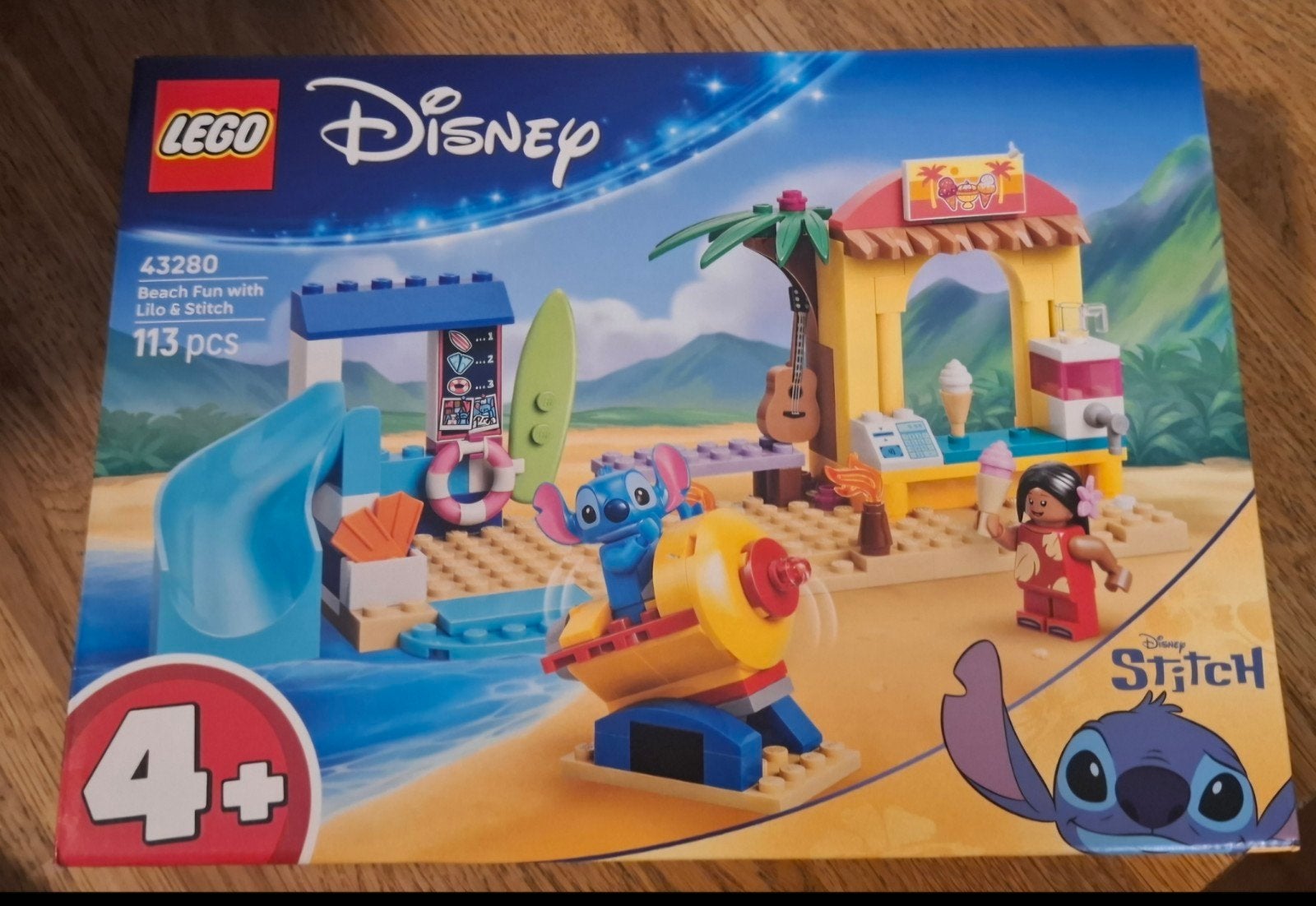 Lego  Disney   beach fun with lilo &stitch  setnr 43280, Ophalen of Verzenden, Nieuw