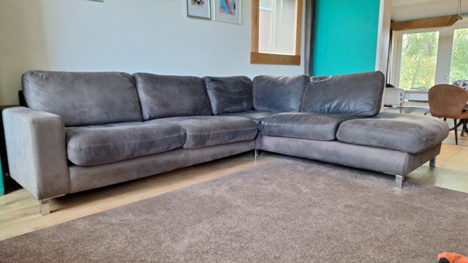 GRATIS hoekbank - 265 x 214 cm, Ophalen, 250 tot 300 cm, Gebruikt, Hoekbank