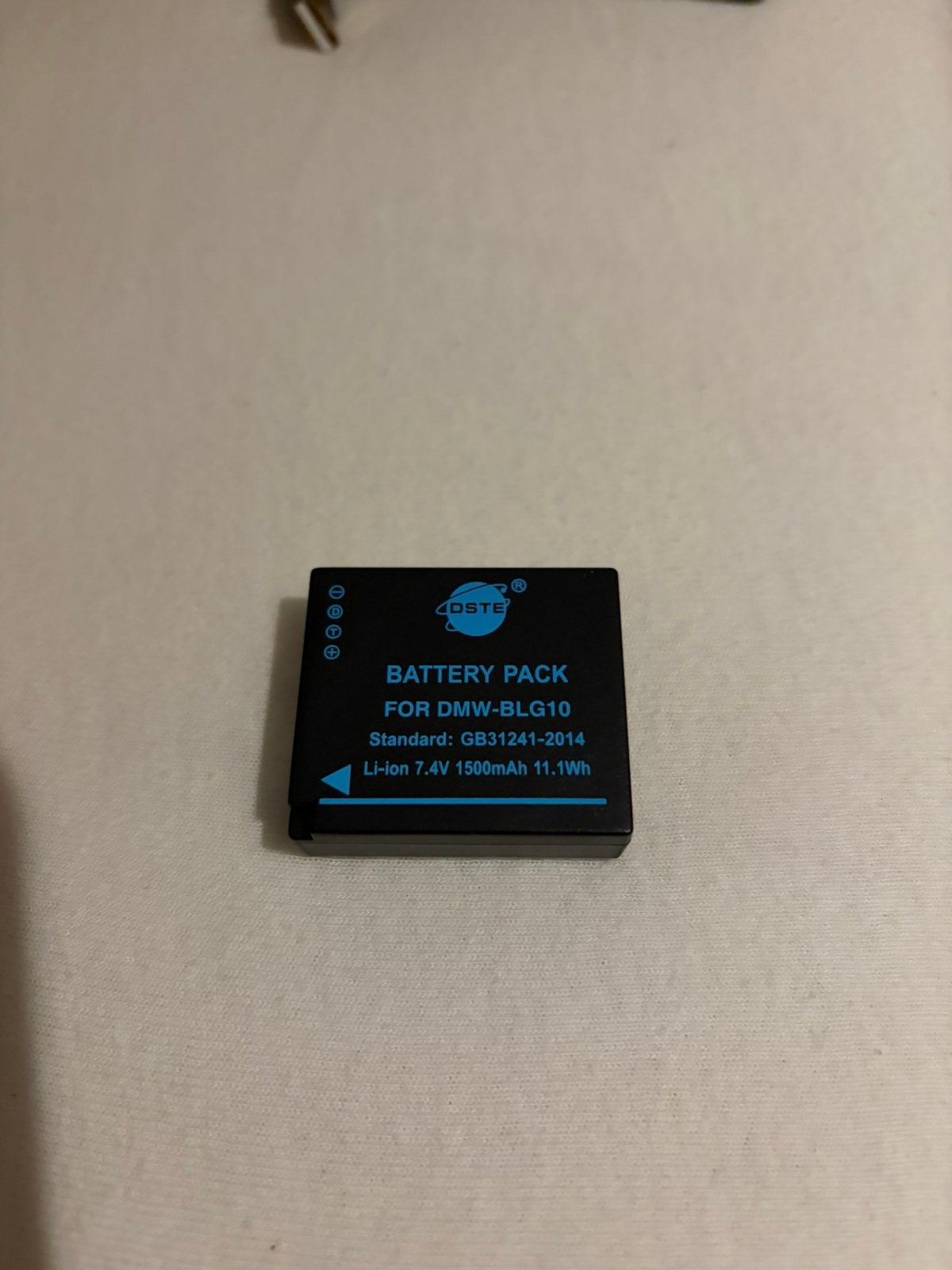 1x batterij Panasonic Lumix DMW-BLG10, Gebruikt