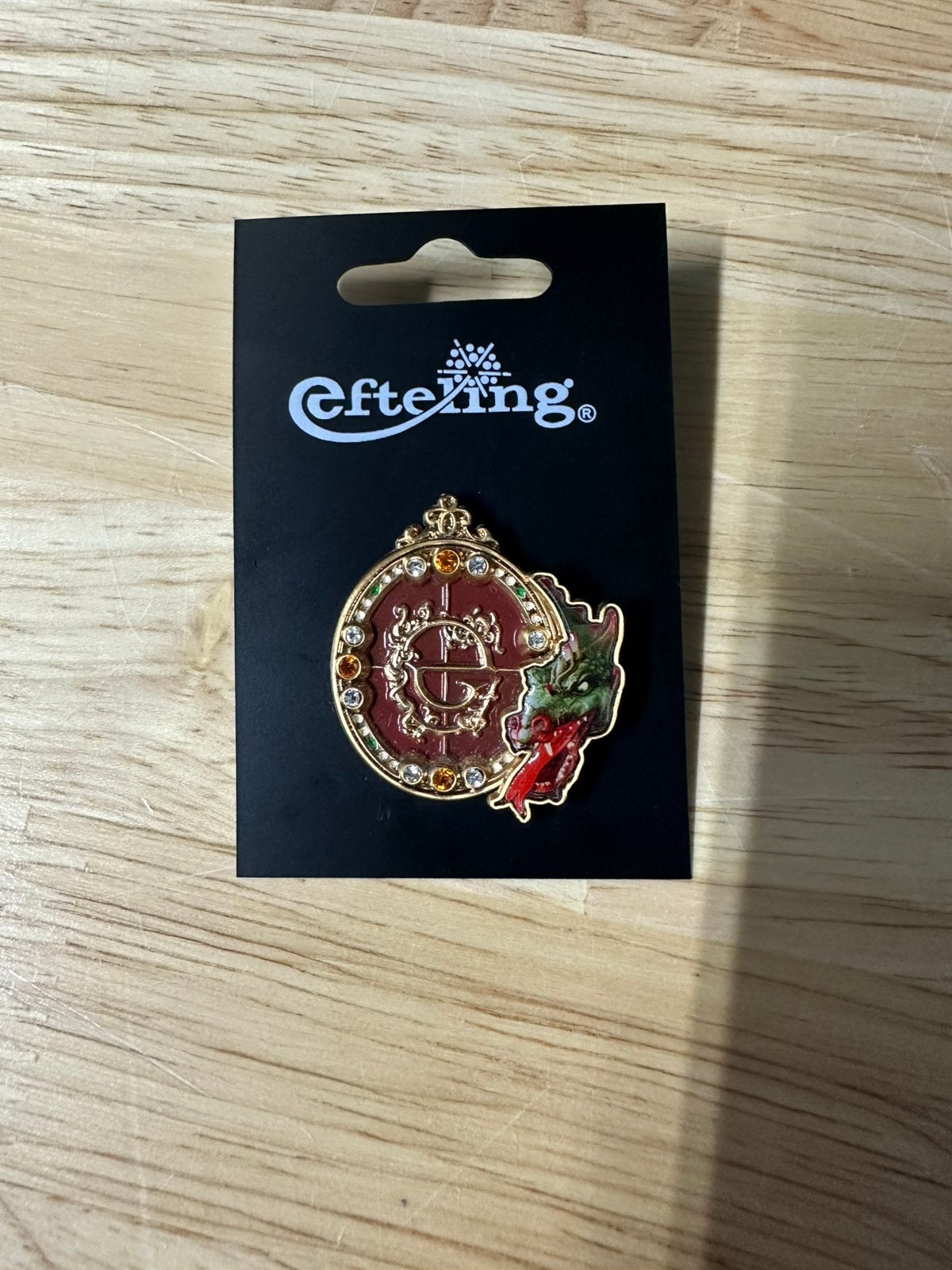 Efteling pin draak, Ophalen of Verzenden, Zo goed als nieuw, Button of Speldje